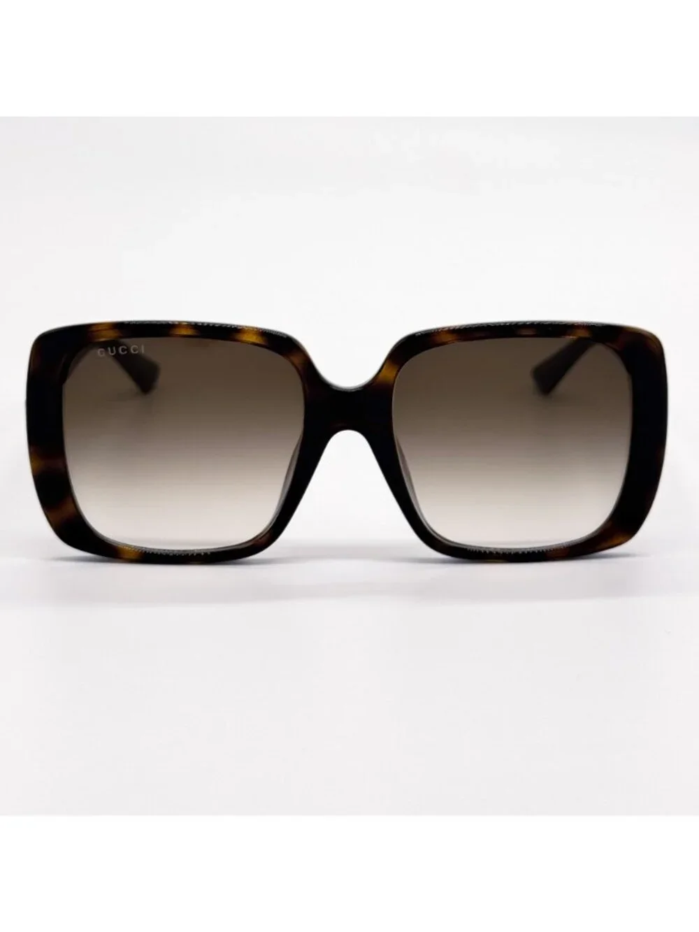 New Gucci Havana Brown Square Women Sunglasses GG0632SA 002